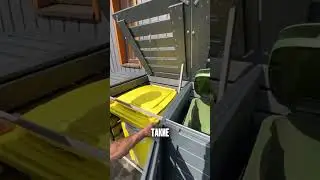 Это защитит ваш участок от некрасивых мусорных баков👍