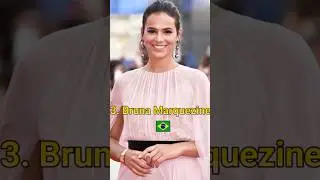 Top 5 Most Beautiful Brazilian 🇧🇷 Actresses #shorts #viral