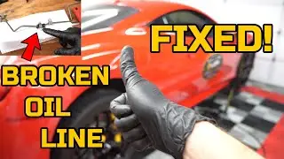 Repairing my FERRARI 458 DCT OIL LEAK and How To check the DCT Fluid Level