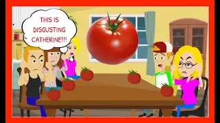 Childish Dad Refuses To Eat His Tomato