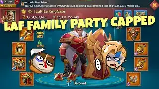 Lords Mobile - LaF family party got capped. This insane rally trap was ready for it