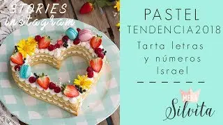 Pastel en Tendencia 2018 de N&uacute;meros y Letras - Receta Stories Megasilvita