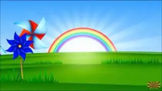 Arcoiris largo fondo