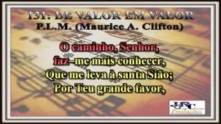 Harpa Cristã - 131   De Valor em Valor Karaoke/playback