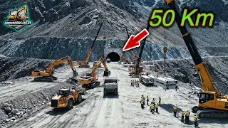 Excavators, Cranes, Rollers, Trucks, Building Highway Tunnels, Mountain Overpasses | Groundbreakers