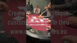 Joacă poker la masă www.customtables.eu +447404408671 #casino #pokertable #pokernight