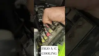 Figo car AC cooling problem ..AC fuse replace ......... location #ac #car #shorts #trending