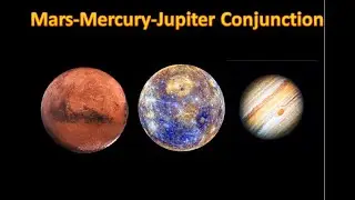 Mars-Mercury-Jupiter Conjunction