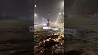 Chennai marina beach after rain |#chennairain #fengalcyclone