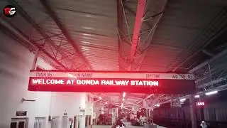 Announcement of 14617 Purnea Court Amritsar Jansewa Express at Gonda Junction