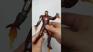 Iron Man mark 16 ZD Toys action figure custom repaint. Ralph Rain Cifra. 🧿🙏