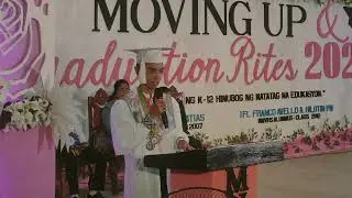 MESSAGE OF THE TOP GRADUATE HAJIE B. POSTIGO | MNVHS Graduation Rites 2023