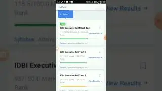 All my idbi executive test scores!! Share your score!!