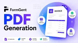 FormGent PDF Generation: Create Invoices & Certificates Automatically