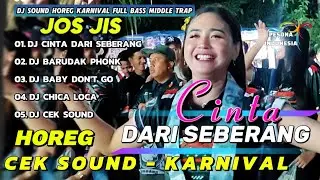 JOSJIS HOREG 🔥DJ CINTA DARI SEBERANG VIRAL TIKTOK FULL BASS DJ PARTY KARNAVAL SOUND HOREG TERBARU