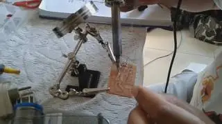 Dimmer para ferro de solda