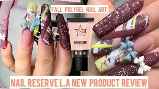 Nail Reserve LA Polygel review & fall nail tutorial
