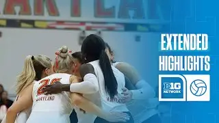 Oregon at Maryland | Extended Highlights | Big Ten Volleyball | 11/28/2025