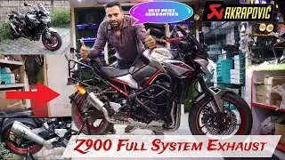 Z900 bs6 2023 Full System Exhaust 🔥 | Loud Exhaust with Flames 🔥🔥 #z900lovers #pgxautoaccessories