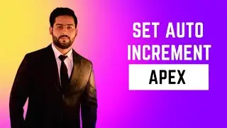 How to Set Auto Increment in Oracle Apex Form