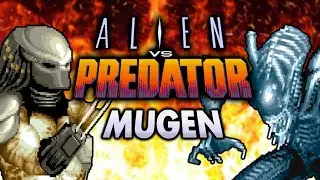 Can the galaxy survive all this MUGEN FIGHTING GAME MAYHEM? - Alien vs Predator