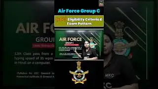 Airforce Group C (LDC) Eligibility Criteria & Exam Pattern 2025 #shorts #airforce