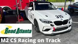 Track POV BMW M2 CS Race Car at Road Atlanta!