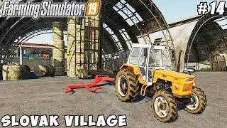 Harvesting soybeans, baling & sell straw | Slovak Village | Farming simulator 19 | Timelapse #14