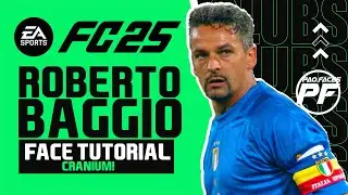 Как создать Роберто Баджо в EA FC 25 FACE Clubs Face Creation &mdash; CAREER MODE &mdash; LOOKALIKE