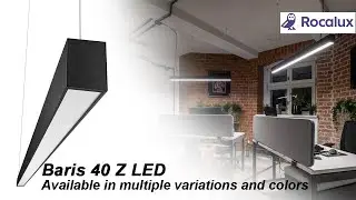 Baris 40 Z Led pendel lijnarmaturen. Leverbaar in verschillende uitvoeringen en maatwerk!
