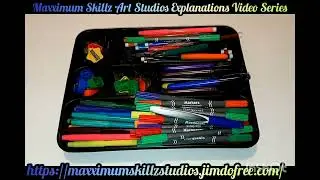 Faith Blade University tools of the trade Inking utensils revealed