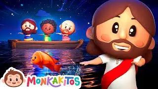 Peter, Jakobus und Johannes im Boot