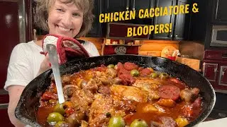 Chicken Cacciatore Italian Dish! Easy, Delicious & Fancy  Don’t Forget The Bloopers!@Our Forever Farm