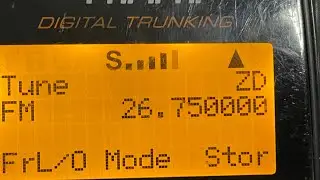 26.750 MHz (with 26.745 MHz and 26.755 MHz offsets) UK Paging Signals Morning Fade In - 6 March 2023