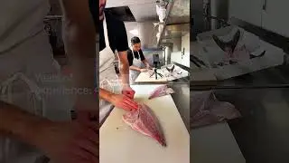 Breaking down a Kanpachi!! #sushilife #knifeskills #fish #cooking
