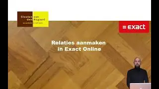 Exact Online - Relaties aanmaken