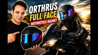 Orthrus Full Face Motorcycle Helmet DOT for Men Women