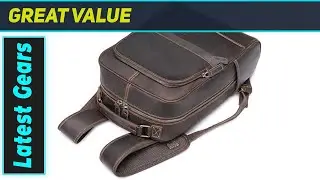 Amazing Leather Backpack! European Retro Style