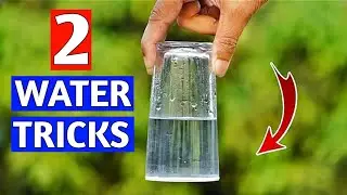 Amazing Water Experiments. Upside Down Glass of Water Trick.