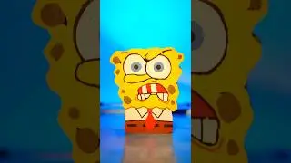 Recreating SpongeBob with STRATACUT animation. #spongebob #claymation #stopmotion #shortsfeed