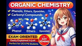 Organic Chemistry in 10 Minutes 🔥 | Phenols, Carbonyls & More | Exam Oriented UG & PG