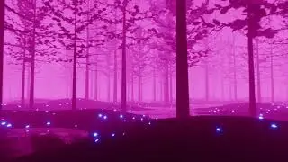 Neon Forest Screensaver 4K (8 Hours)