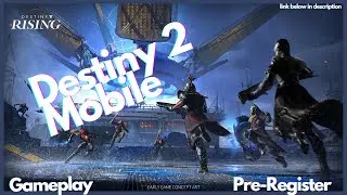 Destiny Rising mobile Trailer and pre register | Destiny Mobile Game