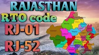 Rajasthan Rto code details by Akash Kumar Prajapati . The Prajapati knowledge point.