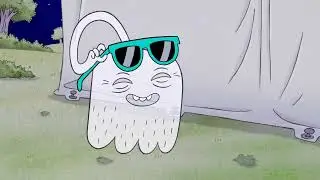 Up high down low, now you're GHOST - Regular show