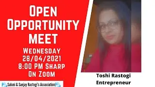 Open Opportunity Meet #Amway #Home based business