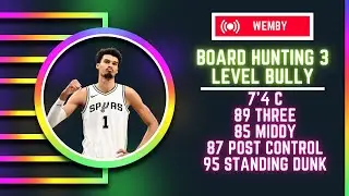 UNSTOPPABLE 7'4 BOARD HUNTING 3 LEVEL BULLY BUILD in NBA 2K26! 💪 Best OP Center Build