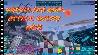 Ark Mobile | PVP | Wiping Fob and Attack Enemy base