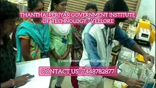 Thanthai Periyar GIT Vellore Govt Engineering College | Cutoff 200 Marks | #TNEA2026 #TPGIT