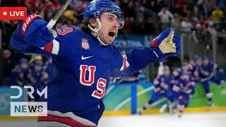 LIVE: Fans Fill Santagulia Arena for USA vs Slovakia Men&rsquo;s Ice Hockey Semi-Final | AD1N